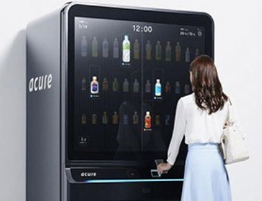 自動售貨機的觸摸屏